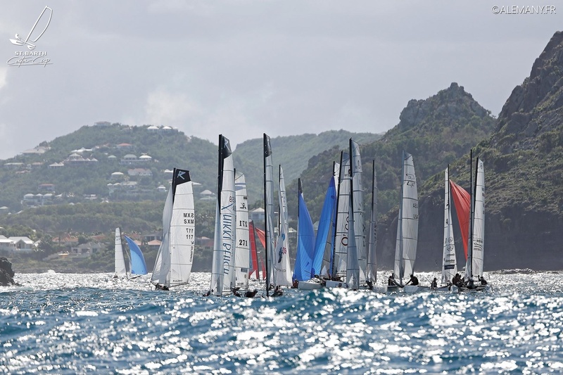 SAINT-BARTH CATA-CUP 2015 : Au portant © Pascal Alemany