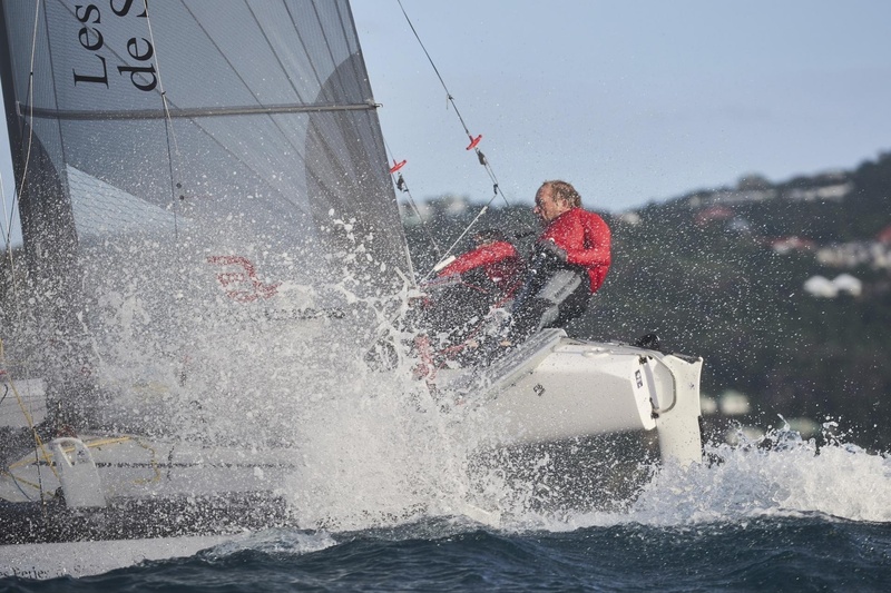 SAINT-BARTH CATA-CUP  2018 : Entrainement : Patrick DEMESMAEKER, Olivier GAGLIANI © Michael Gramm