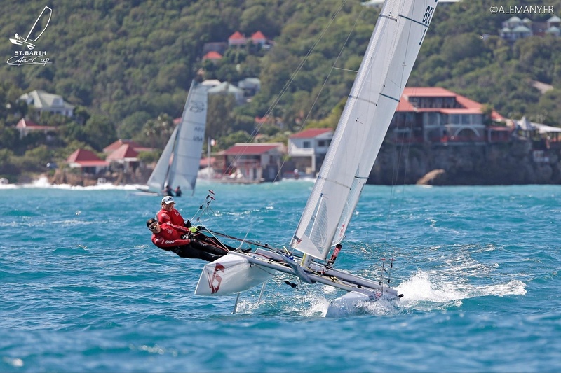 SAINT-BARTH CATA-CUP 2015 : ST BARTH SAIL RACING TEAM  (Patrick DEMESMAEKER, Olivier GAGLIANI) © Pascal Alemany