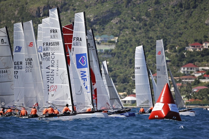 SAINT-BARTH CATACUP 2019 : Grand Prix Eden Rock : EDEN ROCK ST BARH : Gurvan BONTEMPS , Benjamin AMIOT (FRA5698), CLAUDE QUESTEL : Ken MARSHACK, Ian MARSHACK (USA192) © Pascal Alemany