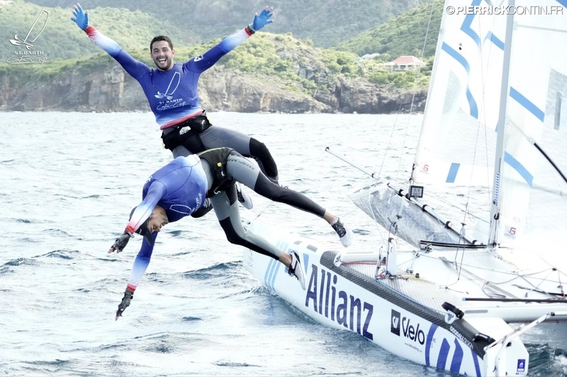 SAINT-BARTH CATA-CUP 2024 : SAINT BARTH ASSURANCES : Pablo VOLKER, Federico POLIMENI (ESP042) © Pierrick Contin