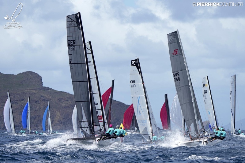 SAINT-BARTH CATACUP 2022 : Prix Super U : ADN : Kathrin SZASZ, Peter FRANKE © Pierrick Contin