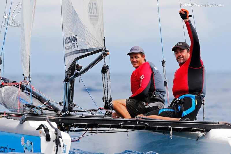 SAINT-BARTH CATA-CUP 2015 : CARAIBES CLEANING (David GUIHENEUC , Noa TURSKTI) © Alain Blanchard