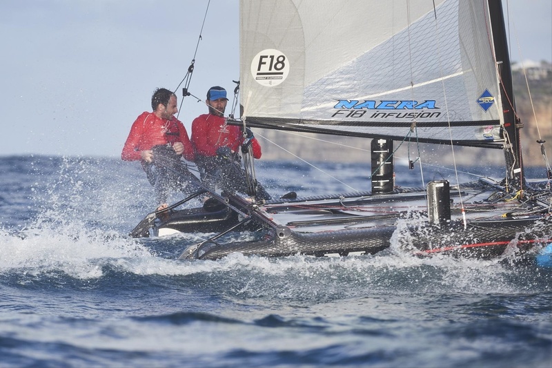 SAINT-BARTH CATA-CUP  2018 : Entrainement : Morgan LAGRAVIERE, Noe DELPECH © Michael Gramm